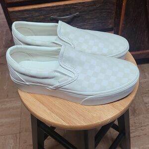 Checkered Slip-On Sneakers